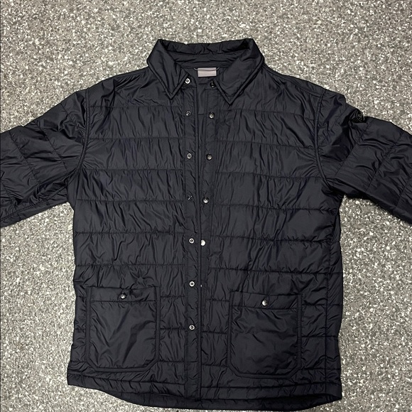 Men's Dark Grey Quilted Jacket - Picture 1 of 1